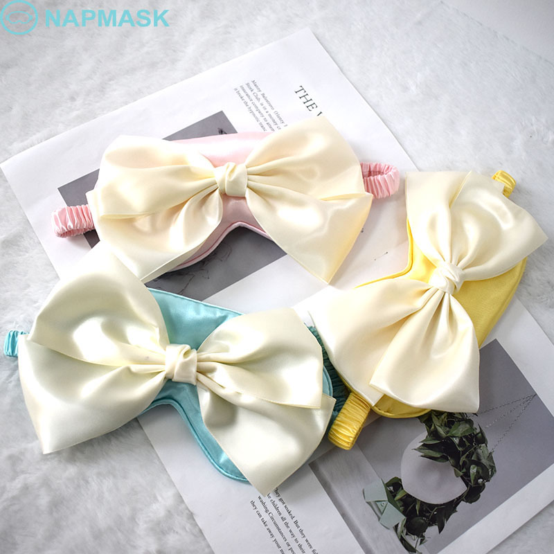 Bow Silk eye mask