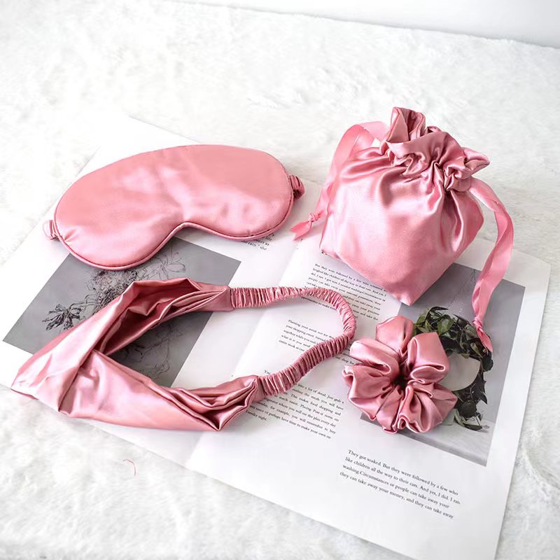 Silk eye mask set